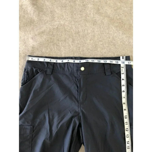 Duluth Trading Co Womens capri 14 Blue Cargo Hiking Active - Picture 7 of 15